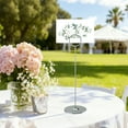 thumbnail image 5 of Under $10 Place Card Holders Table Number, Silver Card Holders for Weddings, Place Card Holders 8 Inch Table Number Holders Table Card Holders Card Holders for Birthdays Weddings Photos Sign, 5 of 9