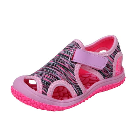 

nsendm Summer Child Kids Non-slip Outdoor Boys Sandals Beach Girls Baby Shoes Baby Shoes Girls Size 6 Shoes Big Kid Shoes Pink 3.5 Years