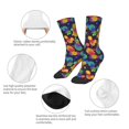 thumbnail image 3 of Honeii Colorful Pineapples1 Print Children's Colorful Socks,Unisex Kids and Toddlers' Cushioned Sock,Kids Athletic Crew Socks,for Everyday Wear and Sports, 3 of 5