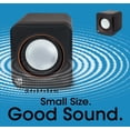 thumbnail image 2 of Manhattan 161435 2.0 Speaker System - 6 W RMS - Black - 90 Hz - 20 kHz - USB, 2 of 5