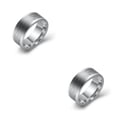 thumbnail image 1 of Anillo de Acero Inoxidable Minnieouse Patrón de Anzuelo Color Acero, 1 of 6