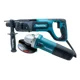 thumbnail image 2 of COMBO MINIESMERILADORA Y ROTOMARTILLO MAKITA HR2475X4, 2 of 5