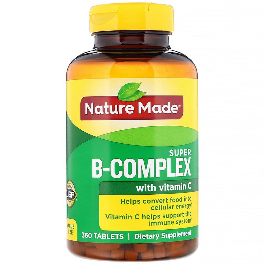 Nature Made SuperB Complex with Vitamin C 360 Tablets