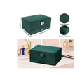 thumbnail image 3 of Cajas Para Joyeria Franela Organizador De Joyas 3 Capas Xtellar verde, 3 of 4