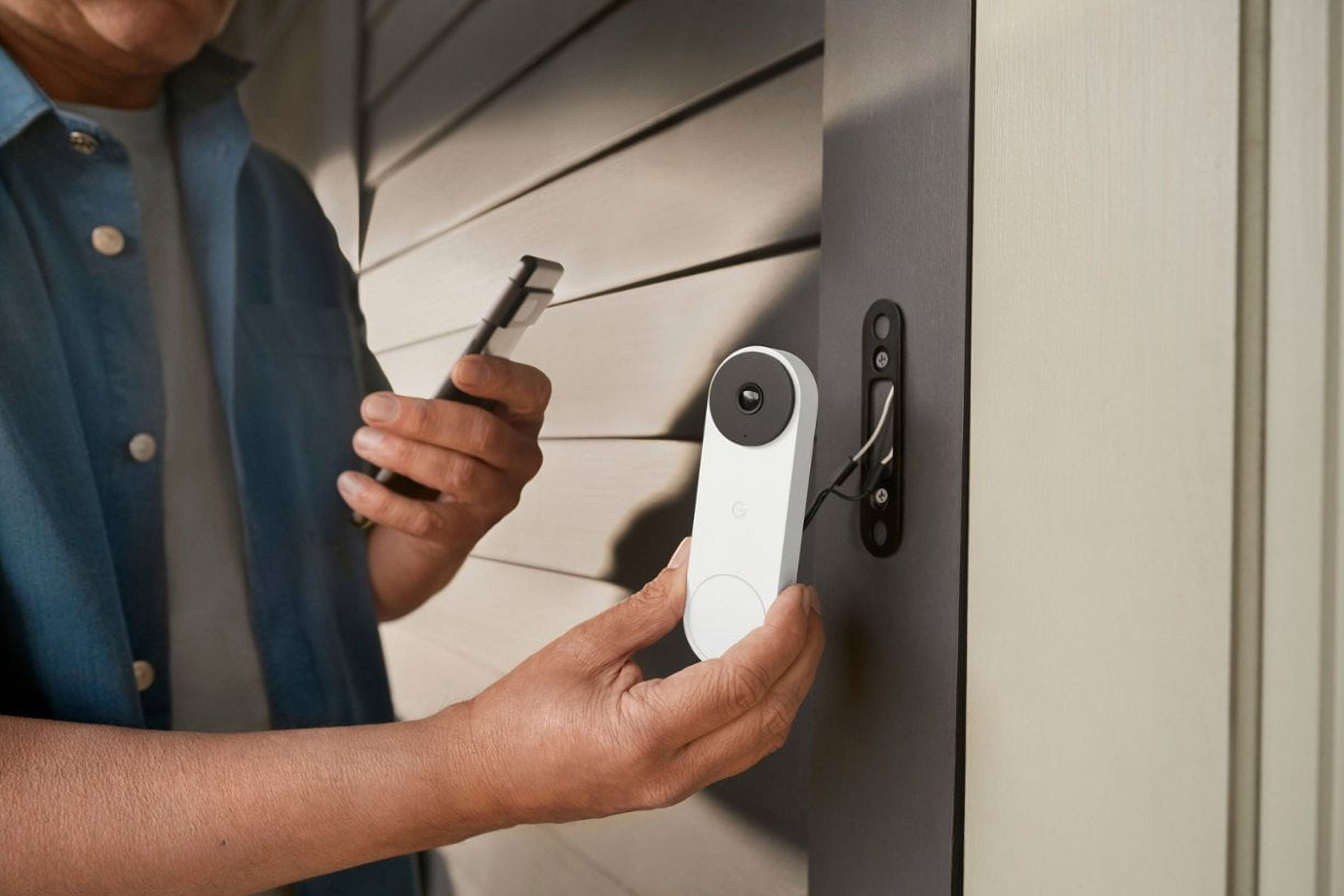 Nest Doorbell Wired (2nd Generation) - Snow