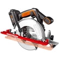 thumbnail image 1 of Sierra Circular WORX WX530L Precisa Compacta Liviana Inalámbrica Batería 20 V con Cargador Negro y Anaranjado WORX WX530L, 1 of 2