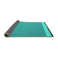 thumbnail image 2 of Ahgly Company Indoor Square Abstract Turquoise Blue Contemporary Area Rugs, 8' Square, 2 of 4