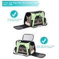 thumbnail image 5 of St. Patrick's Day Fabric 900D Oxford Cloth Pet Carrier Bag with Sherpa Base and Nylon Webbing,Dog Travel Carrier for Small to Medium Dogs, 5 of 7