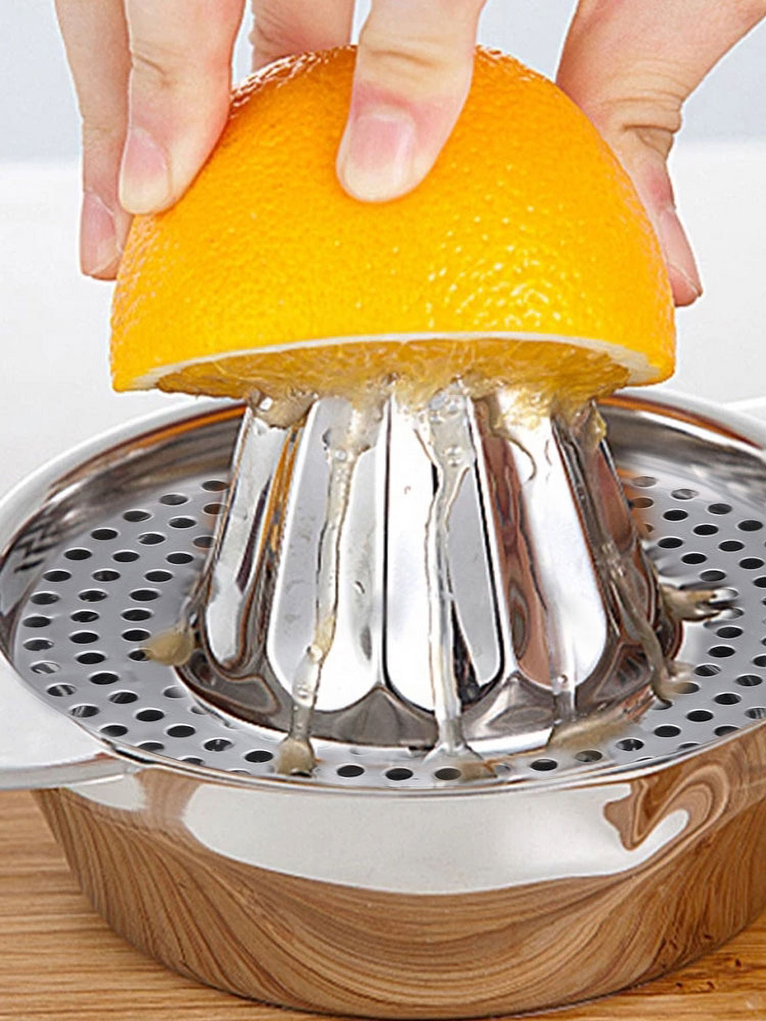 Mueller Citrus Lemon Orange Juicer, Hand Squeezer Rotation Press