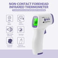 thumbnail image 6 of Forehead Digital Thermometer, Temperature Memory, Fast and Accurate Reading with Backlight LCD Screen, The Non-Contact Infrared Thermometer for  Adults and Kids,Baby Thermometer for Fever, 6 of 7
