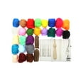 thumbnail image 1 of AMLESO DIY Needles ing Starter 25 Colors Wool Fibre Roving Handcraft Tool For, 1 of 8