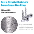 thumbnail image 3 of Assorted 160-Piece Wood Screws – Self-Tapping, Flat Head, 304 Stainless, 3 of 5