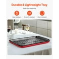 thumbnail image 3 of Multi-Use Plastic Food Trays 17x10.35 Inch, 2-Pack – Non-Slip Serving Trays for Any Occasion, 3 of 11