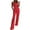 Red, variant on Idoravan Jumpsuits for Women Casual and Elegant Fashion Women Summer Casual Sexy Sleeveless Solid Color Wide Leg Pants Jumpsuits