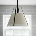 thumbnail image 3 of FUL-904-BK-Crystorama Lighting-Fulton - 3 Light Pendant-Black Finish, 3 of 14