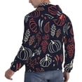 thumbnail image 6 of Balery Thanksgiving Pattern Mens Hoodie Kangaroo Pocket Hoodie Pullover Hooded Sweatshirt Ideal for Daily Wear Travel and Home-XX-Large, 6 of 7