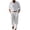 White, variant on Glisme Mens 2 Piece Sets Summer Outfits Linen Suit Set Breathable Comfortable Casual Formal Long Sleeve Trousers Outfit Durable Matching Set Khaki