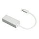 thumbnail image 5 of Adaptador Ethernet USB C a RJ45 Ethernet convertidor de transmisión estable plateado para MacBook Pro para Galaxy S9/S8/Note 9100 MB, 5 of 8
