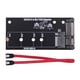 thumbnail image 2 of Adaptador M.2 SATA Adaptador convertidor de 22 pines Tarjeta de transferencia de datos rápida para PC Laptop, 2 of 9