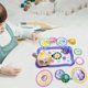 thumbnail image 4 of Jugar juguetes de casa Juguetes De Hojalata Juego De Té Tea Time Juego Juego Para Niños Regalo Cocina Pretend Play 14pcs Conjunto Floral Magideal Jugar juguetes de casa, 4 of 7