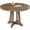Brown, variant on M optimized 47" Round Dining Table, Wood Dinner Table for 4, Farmhouse Kitchen Table with Wooden Pedestal Base for Home Dining Room Living Room (Only Table)