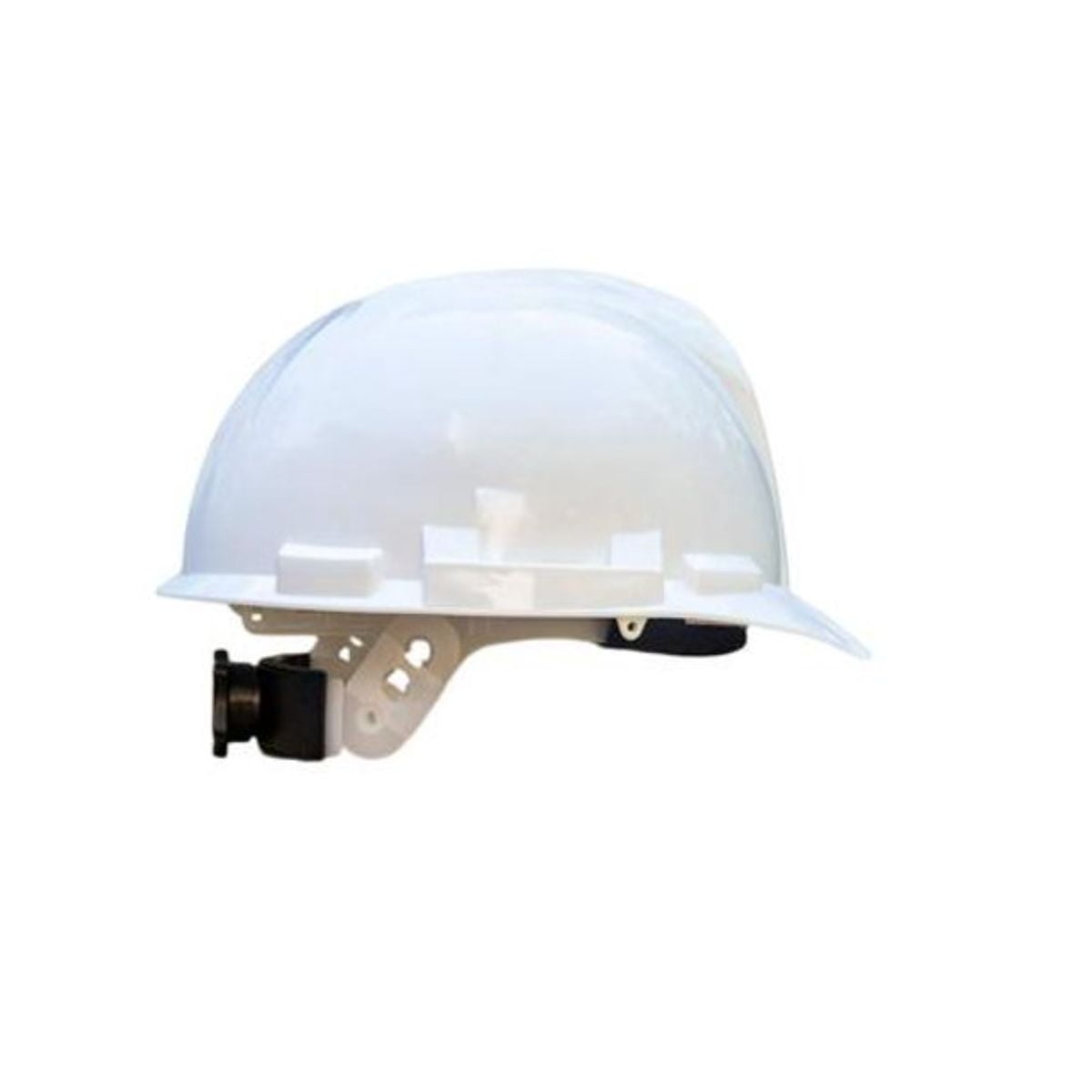 Safe Handler Impact Pro Safety Hard Hat, 4 Point Ratchet Suspension, White (Pack of 1)