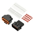 thumbnail image 1 of Conector de terminal de cable macho hembra de 12 pines para faro delantero para Hyundai 1 juego, 1 of 6