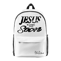 Josiah Queen Jesus is Coming Back Soon Backpack Unisex Shoulders Bag Casual Fashion Daypacks Travel Bags