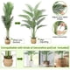 thumbnail image 5 of 6ft artificial palm tree con real bark design y 9 adjustable branches: fake tropical paradise palm tree potted para indoor home y oficina moderno decor, 5 of 5