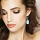 thumbnail image 4 of 12 pares de pendientes de cristal elegantes y modernos para mujer., 4 of 7