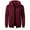 Wine, variant on WREESH Fashion Jacket Men'S Long Zipper Sweater Sleeve Sweater Coat Men Long Sleeve Hoodless Casual Outwear Jackets Coffee