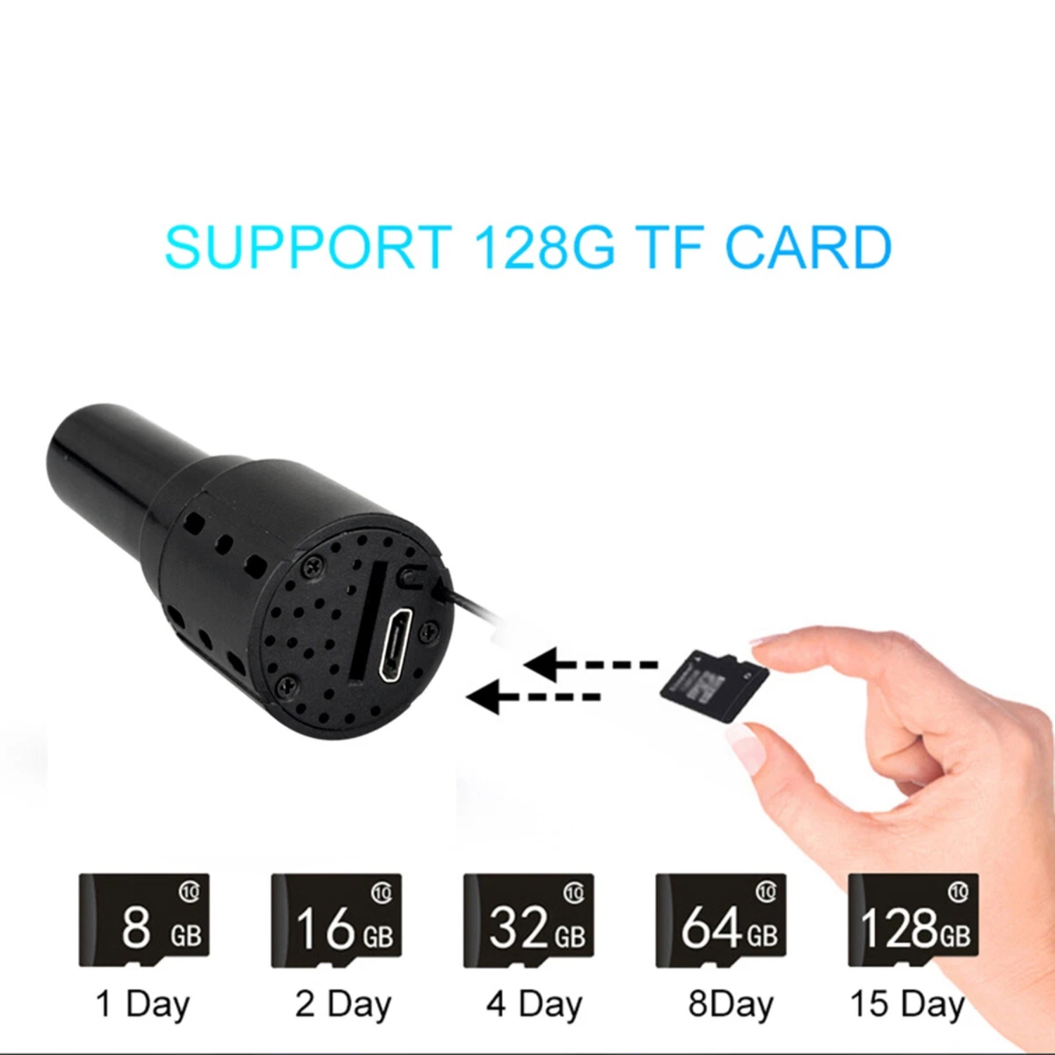 FFORCE WiFi Wireless Mini Camera Recorder Pinhole DIY HD Screw IP DVR Nanny Cam CCTV Compact Design Easy Install for Baby Elder Pet Monitoring Day Night Vision