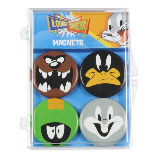 Magnets The Coop Looney Tunes Bugs & Co., paquete de 4