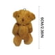 thumbnail image 3 of pstuiky Mini oso de juguete multicolor con pelo largo sombrero collar y accesorios, 3 of 5