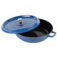 thumbnail image 4 of Heiss® Energy-Efficient Cast Aluminum Braiser Pan / Casserole Dish, 4.5 Quart, Blue, 4 of 4
