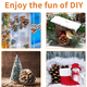 thumbnail image 2 of 24 piezas de piñas naturales a granel, adornos de piñas navideñas para manualidades de bricolaje, árbol de Navidad, decoración del hogar de otoño y Acción de Gracias, 2 of 5