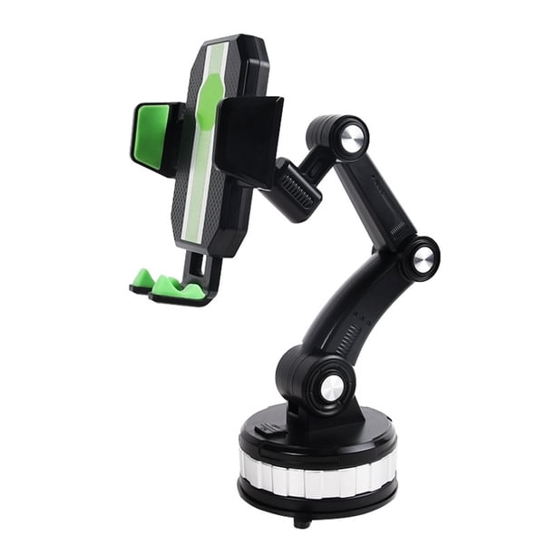 Riwesomey Soporte para teléfono móvil para coche, soporte para salpicadero delantero, soporte para parabrisas Paneles de instrumentos para automóviles Verde