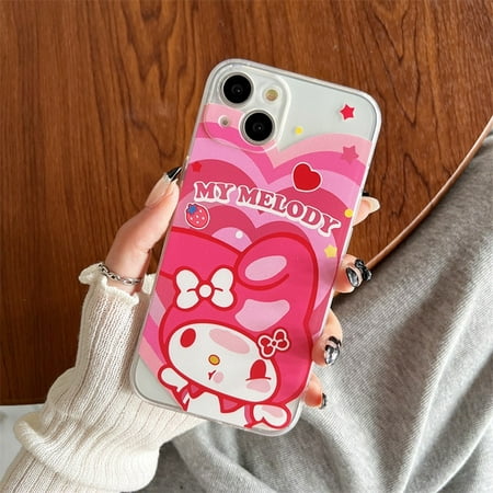 Kuromi My Melody Clear Phone Case for Huawei P30 Lite P10 Plus P20 P30Pro P40 Lite P50 Pro Y9 Prime 2019 Soft Silicone Cover