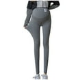 thumbnail image 2 of Women's Maternity Leggings Over The Belly Pregnancy Warm Yoga Workout Active Pants Dark Gray S, 2 of 7