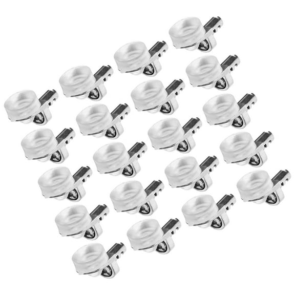 Zehuanyu  20 Pcs Cabinet Shelves Indoor Console Grand Sticker Comfortable Pegboard Silver