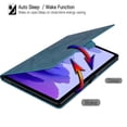 thumbnail image 3 of FJLBDE Case for iPad Pro 13 Inch (M4 2024/M5 2025), PU Leather Folio Stand Magnetic Cases, Card Slot, Auto Wake/Sleep, Pen Holder, Filp Cover, Blue, 3 of 7
