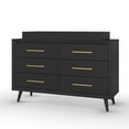 thumbnail image 7 of Child Craft Cranbrook 53" Interlocking 6-Drawer Double Dresser for Nursery or Bedroom, Anti-Tip Kit, Ebony, 7 of 7