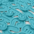thumbnail image 3 of Mainstays ABC Rubber Bathtub Mat, Blue, 15" x 27", 100% GRS Material, 3 of 4