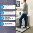 thumbnail image 3 of Anti Fatigue Kitchen Mat, Cushioned Kitchen Rugs and Mats Non-Skid, Waterproof Floor Mat, Ergonomic Comfort Foam Standing Mat for Floor, Kitchen, Office, Sink, Laundry- Black,17.3"x29", 3 of 6