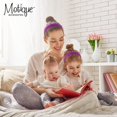 thumbnail image 4 of Motique Accessories 1 inch Wide Suede Headband Solid Hairband for Women and Girls (Purple), 4 of 6