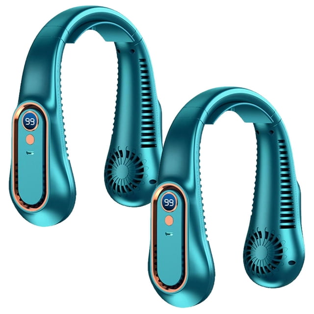 Mini Enfriador de Cuello VentDepot AirBreezeGreen 2Pzas Verde 5W 5 Velocidades
