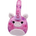 thumbnail image 2 of Squishmallows Plush Bluetooth Headphones with Microphone Lola The Unicorn - HMSQM-BT-LOLA, 2 of 5