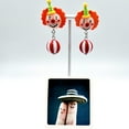 thumbnail image 3 of Mall of Style - Carnival Jewelry - Carnival Earrings Women - Colorful Circus Earring (Krusty), 3 of 6