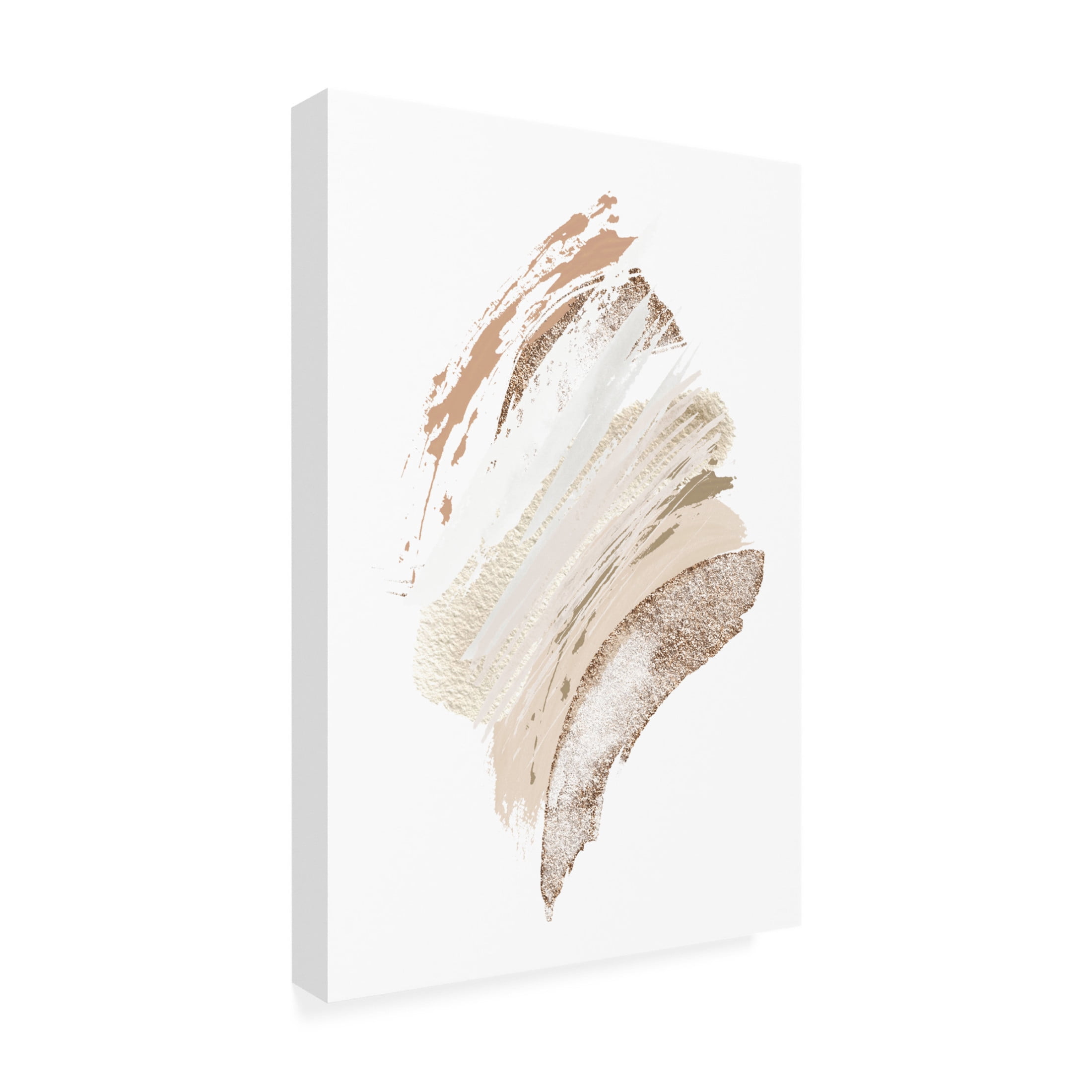 Trademark Fine Art Sally Ann Moss Neutral Silk 3 Canvas Wall Art