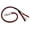 RED/BLACK, variant on Daniel Smart Leather Motorcycle Whip with Pool Ball Biker Get Back Whip 42”Long Motorcycle Handle Bar Accessories.